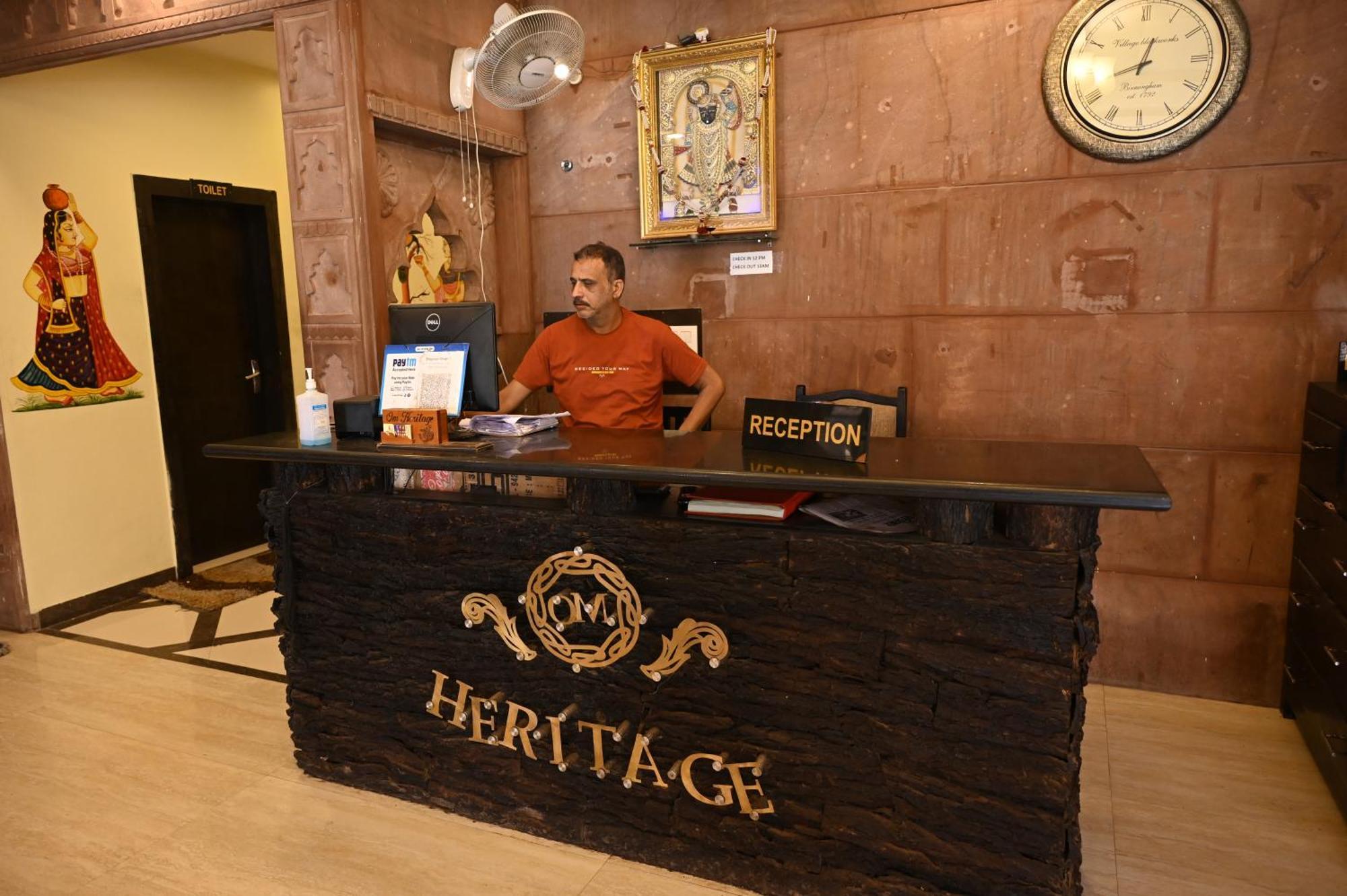 Om Heritage Haveli Τζοντχπούρ Εξωτερικό φωτογραφία